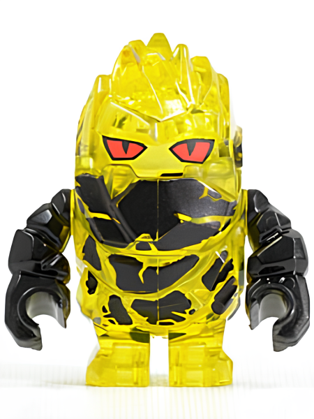 Минифигурка Lego Rock Monster - Combustix (Trans-Yellow) pm023 U